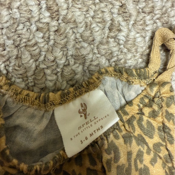 Spell Leopard Print Baby Romper - Picture 2 of 2